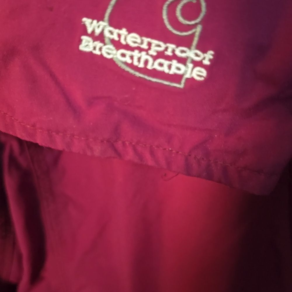 Carhartt Soft Shell Worked Burgundy Jacket - Picture 2 of 4